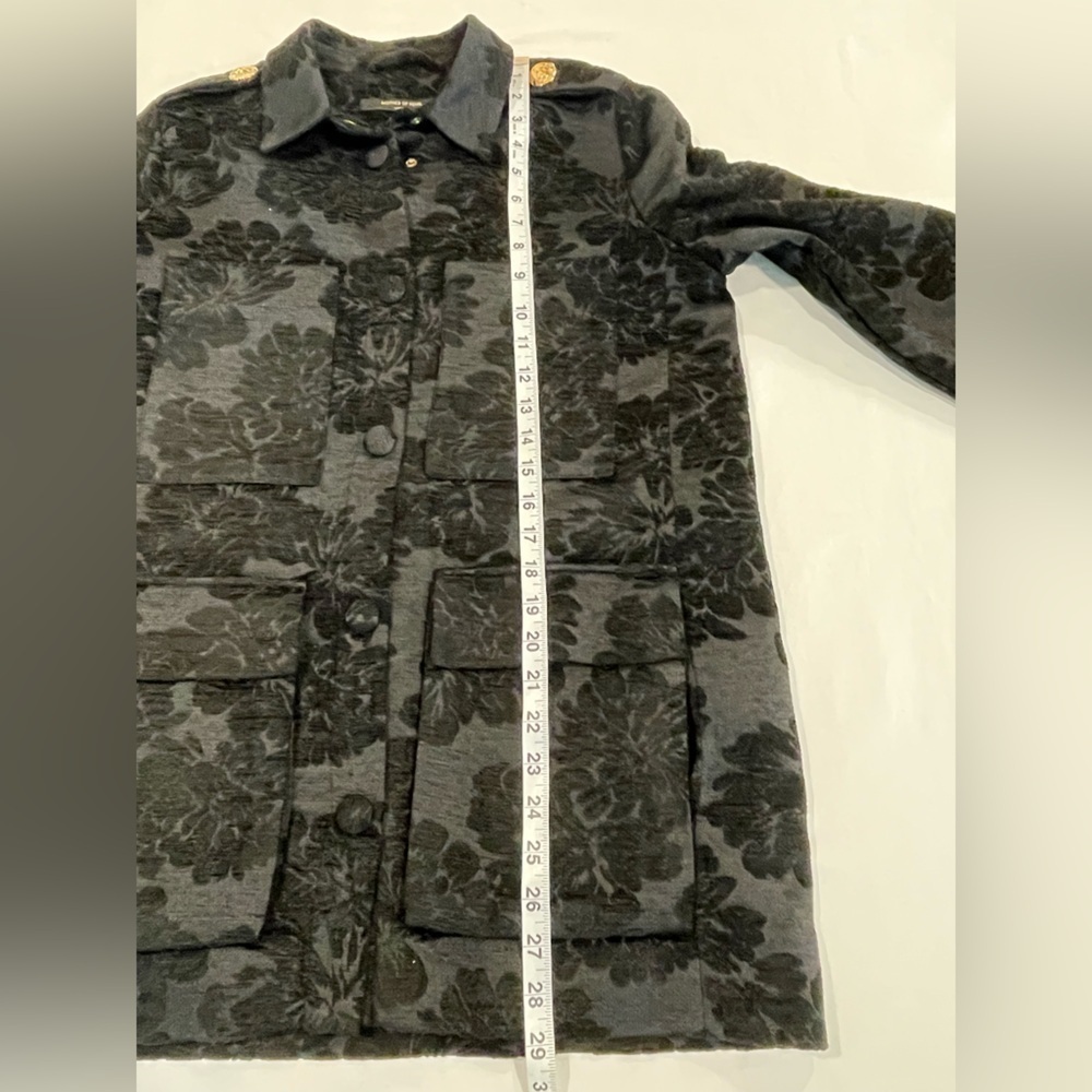 Mother of Pearl London | Jacquard Print Jacket | Black | XS-M - Picture 5 of 13